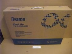 iiyama ProLite T2435MSC Touchscreen Monitor (understood to be unused in box), Full HD 1920x1080,