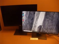 Two Dell P2419H 24" Full HD (1920 x 1080) Monitors, 60 Hz, IPS, 5ms, Ultrathin Bezel, DisplayPort,