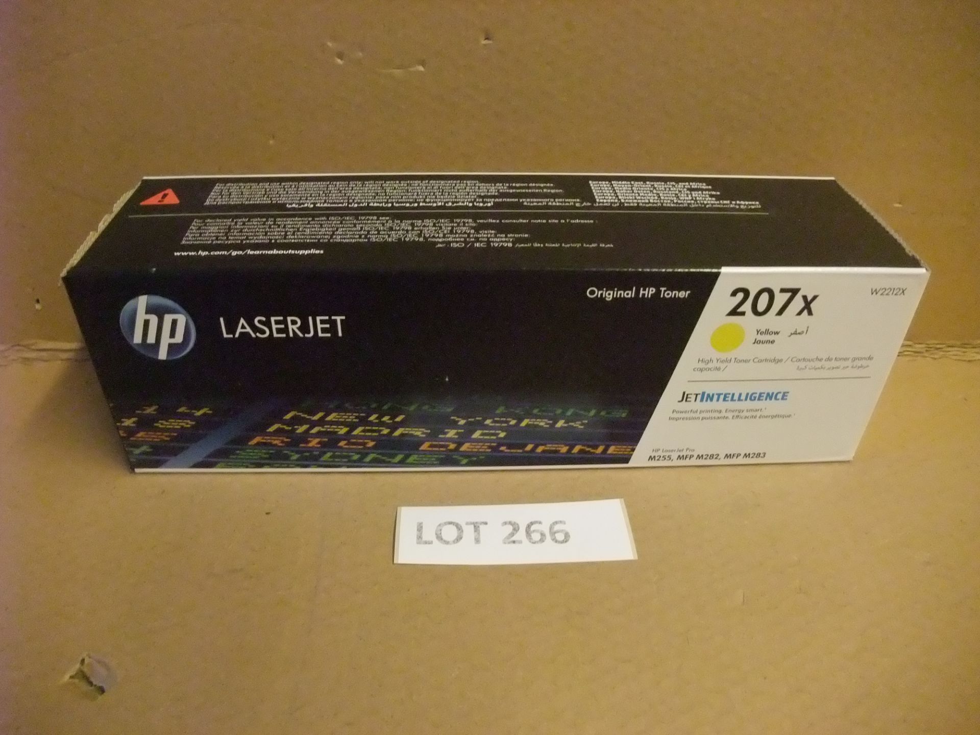 HP LaserJet Toner 207x (W2212X) - YELLOW - for HP LaserJet Pro M255, MFP M282, MFP M283Please read