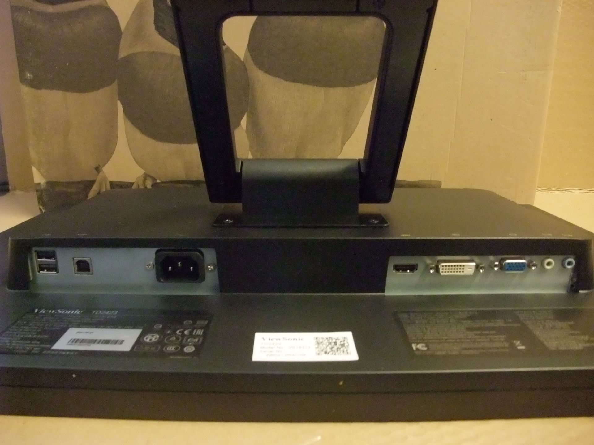 Two ViewSonic TD2423 Touchscreen Monitors (understood to be unused in box), Full HD 1920x1080, - Image 4 of 5