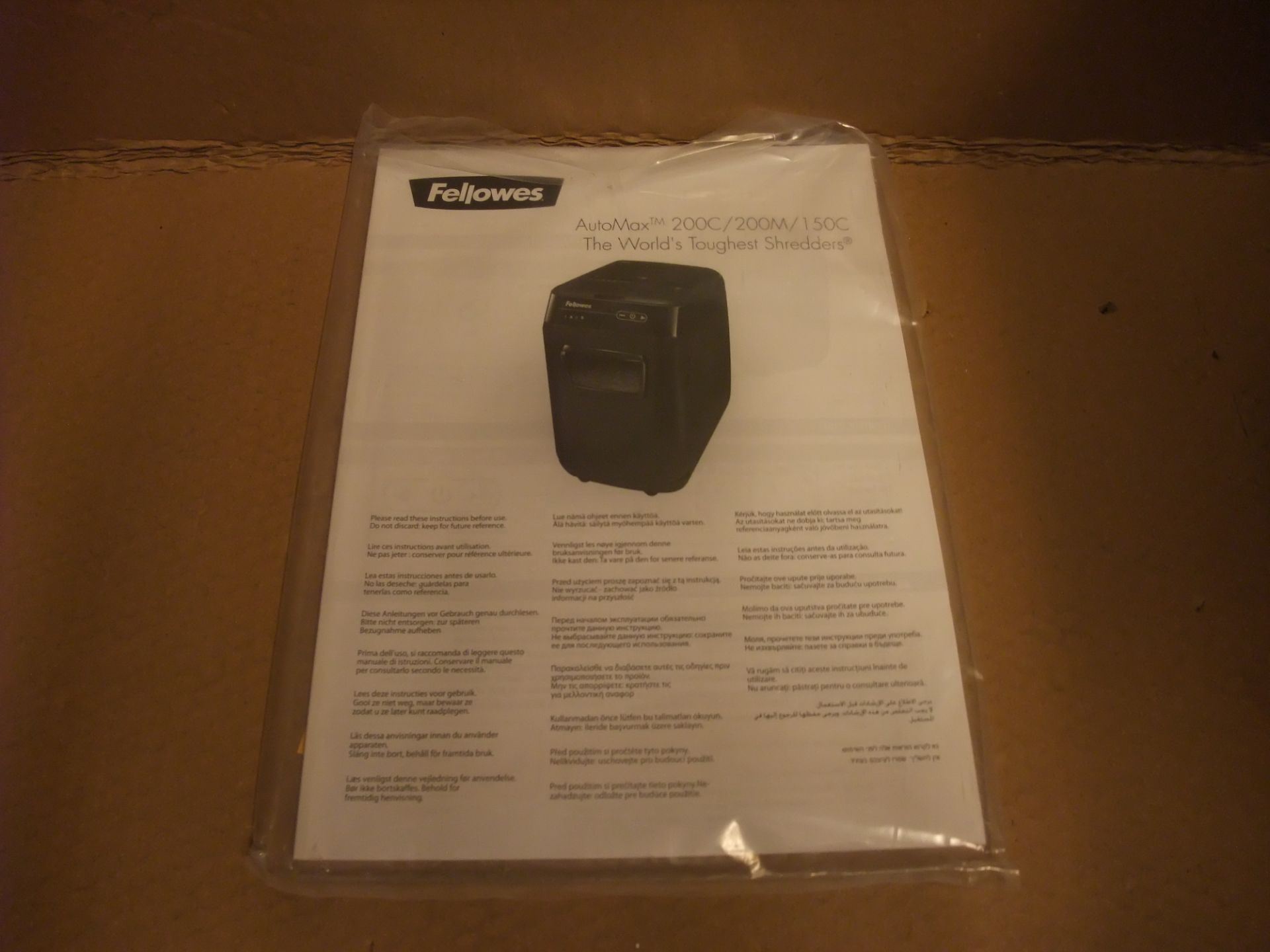 Fellowes 150C Cross-Cut ShredderPlease read the following important notes:- All lots must be cleared - Image 4 of 4