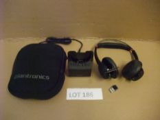 Plantronics Voyager Focus UCB825 Bluetooth Headset, with dongle and standPlease read the following