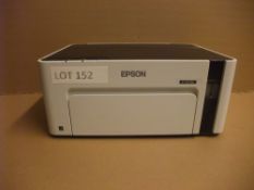 Epson EcoTank ET-M1100 Mono Inkjet Printer, with refillable ink tankPlease read the following