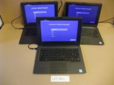 Three Dell Latitude 7300 Laptops - i7-8665U, 24Gb RAM, 256Gb M2 drive, Windows 10 Pro (note - no