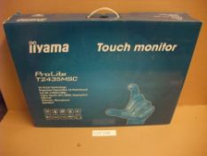 iiyama ProLite T2435MSC Touchscreen Monitor (understood to be unused in box), Full HD 1920x1080,