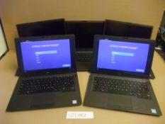 Five Dell Latitude 7300 Laptops - i7-8665U, 8Gb RAM, 256Gb M2 drive, Windows 10 Pro (note - no power