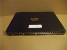 HP Aruba 2930F (JL256A) 48-port Gigabit PoE + 4xSPF+ Network Switch (rack mounts included)Please