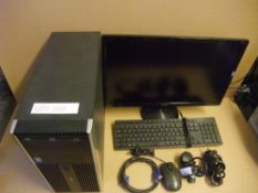 Novatech Core PC i5 - 8Gb RAM, 120Gb SSD, Windows 10 Pro with BenQ VW2245 monitor, keyboard, mouse &