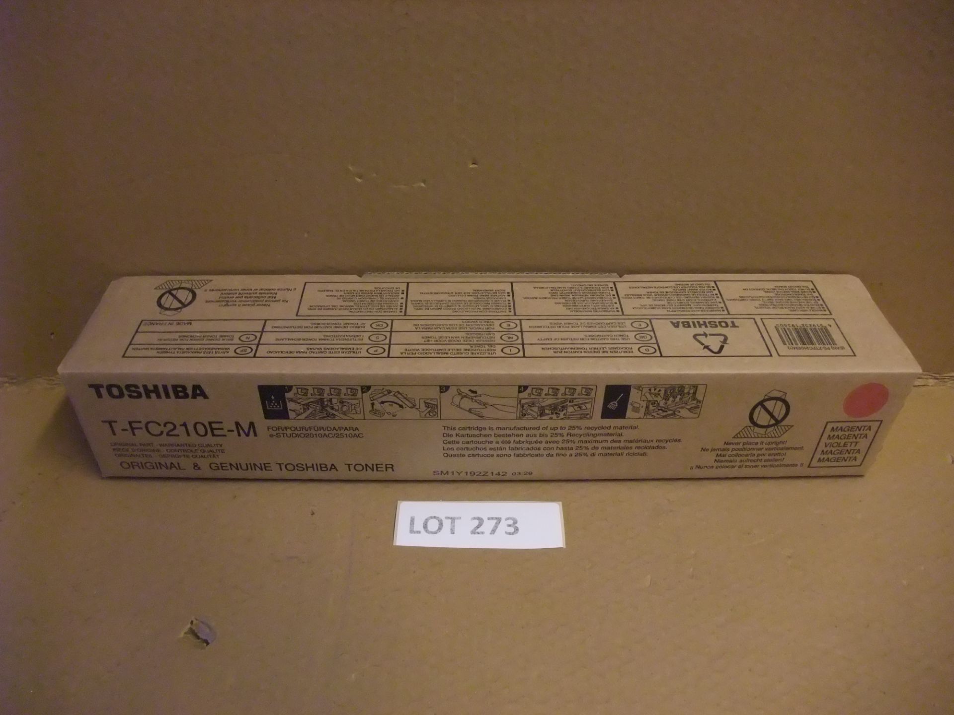 Toshiba T-FC210E-M toner (magenta) - for Toshiba eStudio 2010AC/2510ACPlease read the following