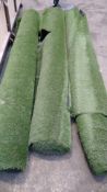 Section of 25mm Astro Turf, approx. 4m x 6m (please note this lot is part of combination lot 38)  (