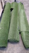 Section of 25mm Astro Turf, approx. 4m x 6m (please note this lot is part of combination lot 38) (