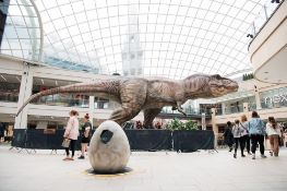 Animatronic Tyrannosaurus by Only Dinosaurs, 15m long, 2.5m wide, 5.1m high, approx. 1,740kg,