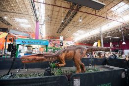 Animatronic Baryonyx by Only Dinosaurs, 7.9m long, 1.3m wide, 2.7m high, approx. 350kg constructed