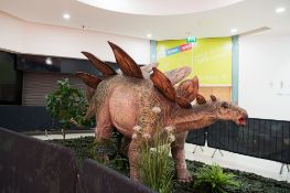 Animatronic Stegosaurus by Only Dinosaurs, 5.7m long, 1m wide, 2.5m high, approx. 300kg