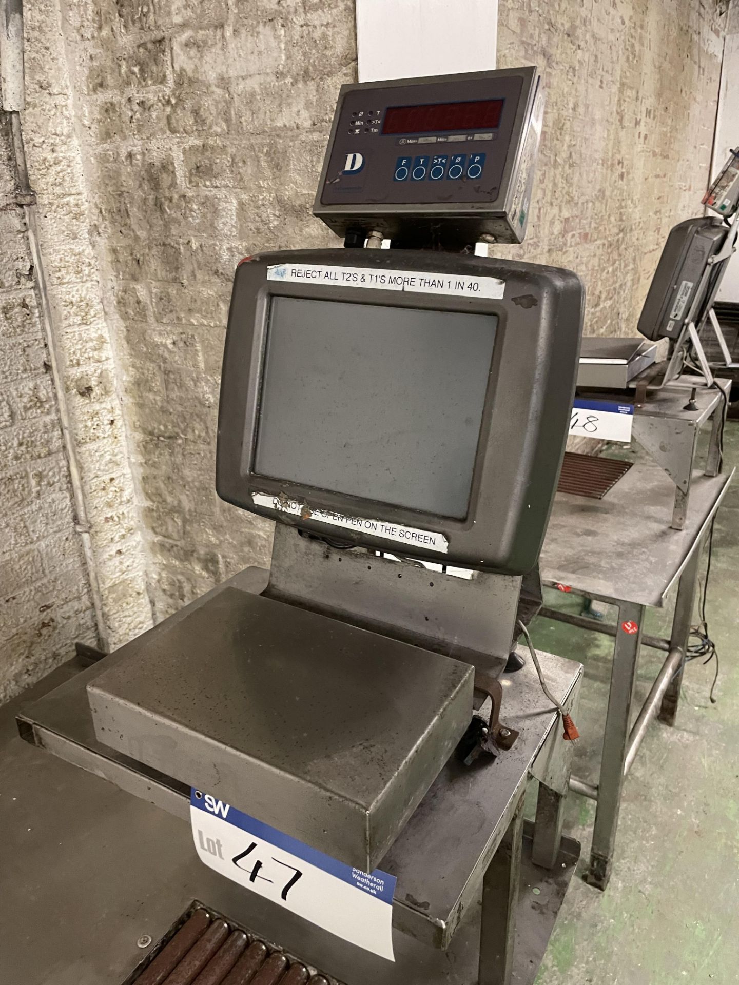 Load Cell Weigher, with Stevens Compupak V digital - Image 2 of 2