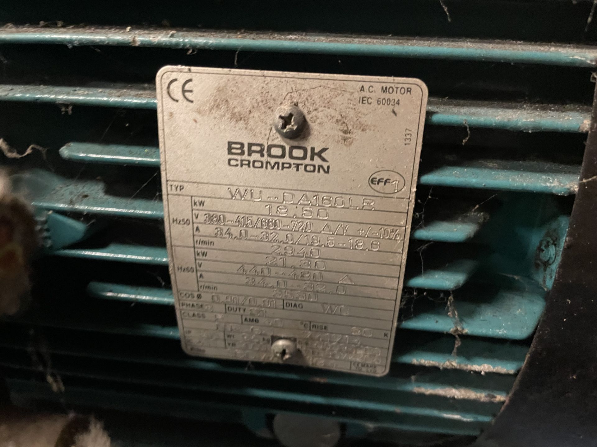 Brooke Crompton 21.3kW Electric Motor Drive - Image 2 of 2