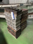 Approx. 25 Four Tin Straps for 800g loaves (used)