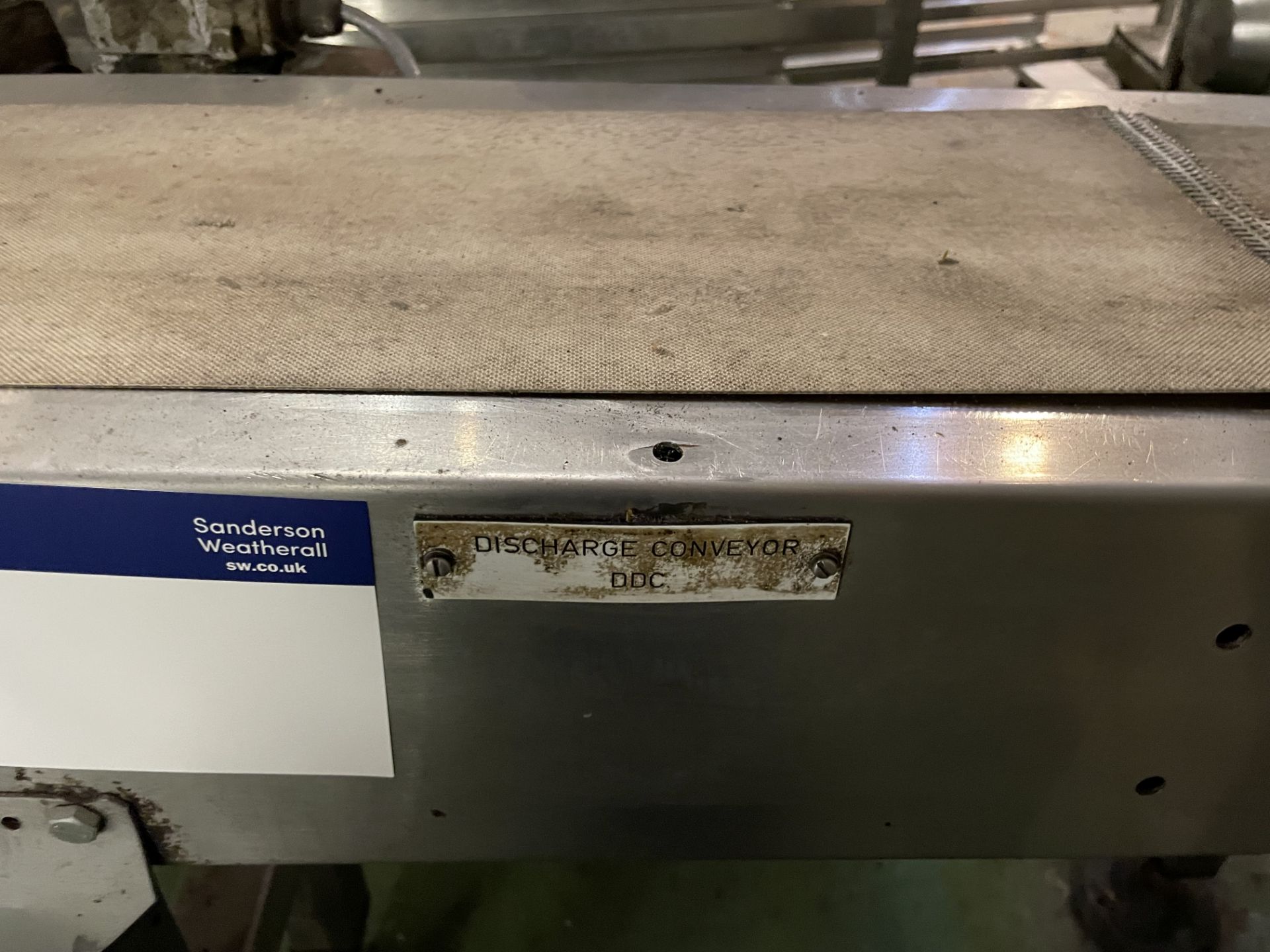 Stainless Steel Framed Discharge Conveyor, approx. - Image 3 of 3