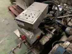 Two Stainless Steel Control Panels, with Graco mixer parts, as set outPlease read the following