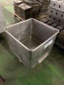 Stainless Steel DOLAV, approx. 650mm x 650mm x 500mm deepPlease read the following important