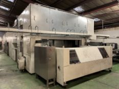 Baker Perkins/ Turboradiant GAS FIRED OVEN/ PROVER, total footprint approx. 5.75m x 27.5m x 3.5m