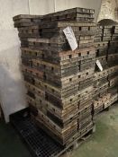 Approx. 38 Four Tin Straps for 800g loaves (used)