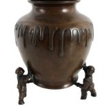 Chinese Patinated Bronze Vase