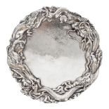 Japanese-Export Silver Dragon Plate