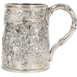 Fantastic Chinese Export Silver Mug