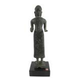 Southeast Asian Patinated Bronze Buddha