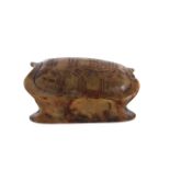 Chinese Mottled Brown Jade Turtle Shell