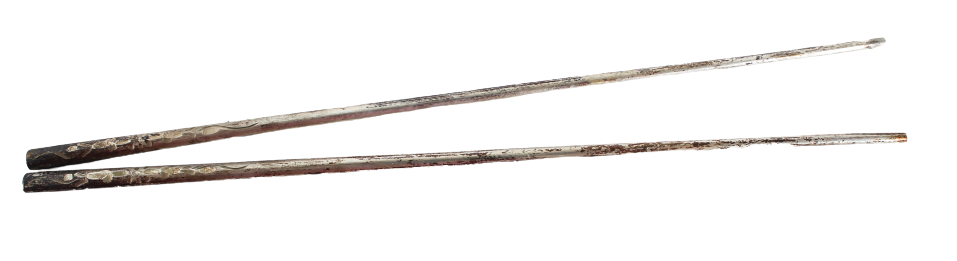 Southeast Asian Metal Hair Pins - Image 2 of 6