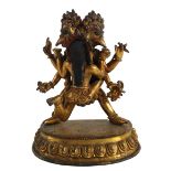 Nepalese/Hindu Two-Headed Deity Ganda Bherunda