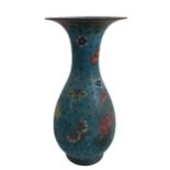 Chinese Cloisonne on Copper Vase