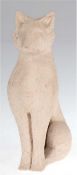 Figur "Wolf", Keramik, sign HAX, 21/200, H. 18 cm