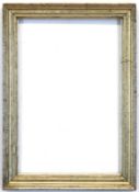 Rahmen, Berliner Leiste, gold, Gebrauchspuren, Falzmaß 49,5x34 cm