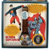 Armbanduhr "Fossil Collectors Watch Supermen 1993", limitiert 07031/15000, neuwertig, enthält 3 Pap