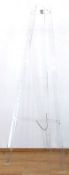 Staffelei, Acryl, transparent, klappbar, 190x71x7 cm