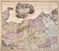Witt, Frederik de (1610-1698) " Ducatus Meklenburgicus in quo sunt Ducatus Vandaliae et Meklenburgi