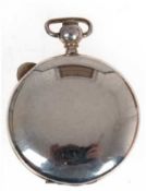Pillendose in Form einer Taschenuhr, 925er Silber, Dm. 5 cm