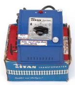 Titan-Transformator, Type 808 M für Märklin, zum Anschluß für Bahnschaltgeräten, sehr leistungsstar