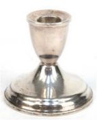 Kerzenleuchter, Duchin Creation, 925er Silber, beschwerter Stand, Gebrauchspuren, gedellt, H. 9,5 c