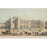 "Die neue Börse in Hamburg eingeweiht am 2. und 4. Dezember 1841", Litho, gedruckt und verleg