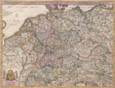 Karte "Imperium Romano-Germanicum oder Teutschland mit seinen angräntzenden Königreichen und Provin