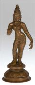 Figur "Shiva", Bronze, Indien, H. 19 cm