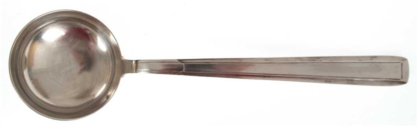 Art-Deco-Kelle, versilbert, L. 30 cm, im Etui