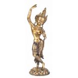 Figur "Mayadevi- die Mutter Buddhas", Bronze, H. 50,5 cm