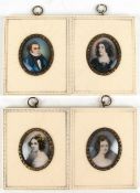 4 Miniaturen dabei "Prinzessin Alexandra von Bayern", "Franz Schubert", "Gräfin Rosenau" und "Lola 