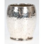 Kleine Vase, 925er Silber, Lala Unis, punziert, 47 g, handgetrieben, H. 5,5 cm