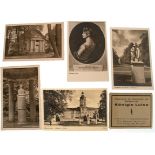 Konvolut "Königin Luise", dabei 5 Postkarten und 10 Fotobilder "Hohenzieritz der Sommersitz und Ste